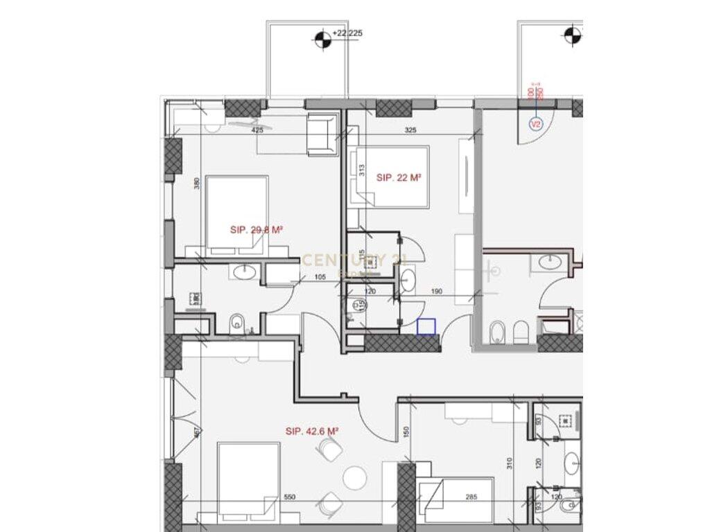 Vendiamo appartamento 3+1+2 vicino a piazza Skenderbej