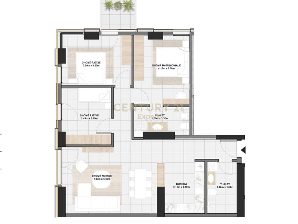Vendiamo appartamento 3+1+2 vicino a piazza Skenderbej