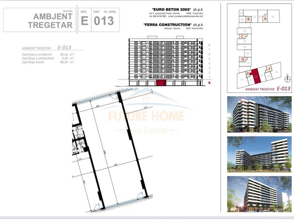 For sale, Business Premises, Paralel Living, Don Bosko, Tirane