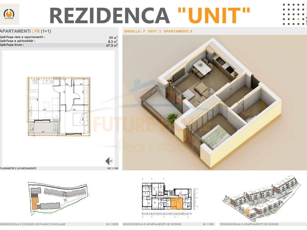 In vendita, Appartamento 1+1, UNIT RESIDENCE, TEG