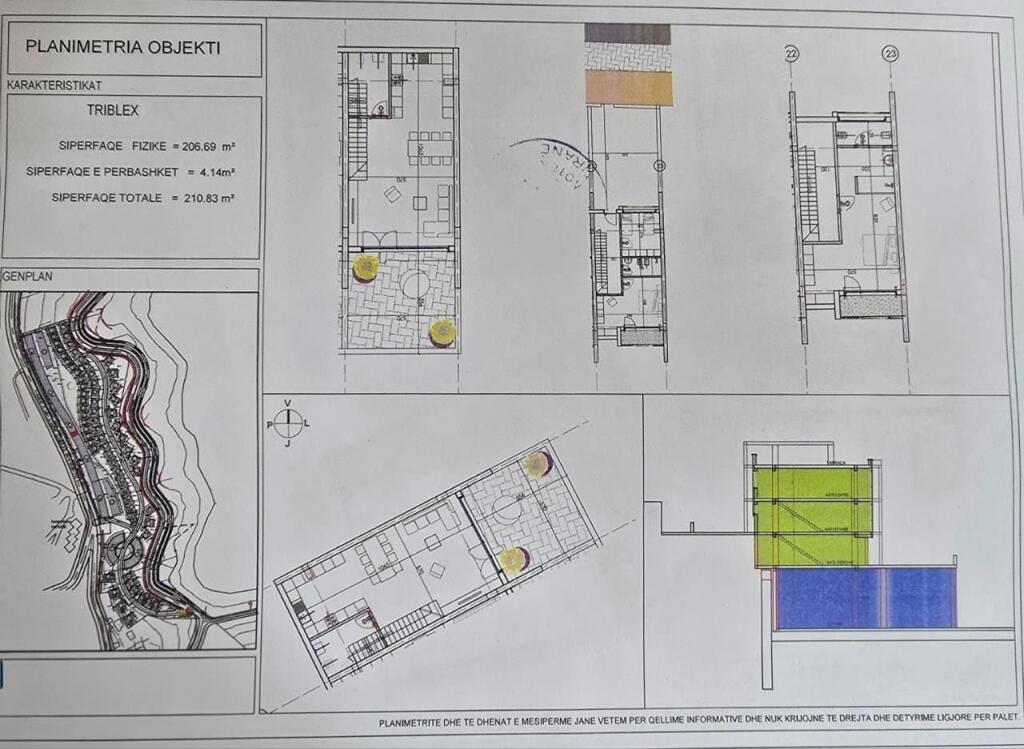 FOR SALE TRIPLEX APARTMENT 3+1+VERANDA FARKE 390,000 EURO