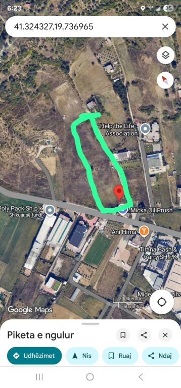 Land for sale in Prush