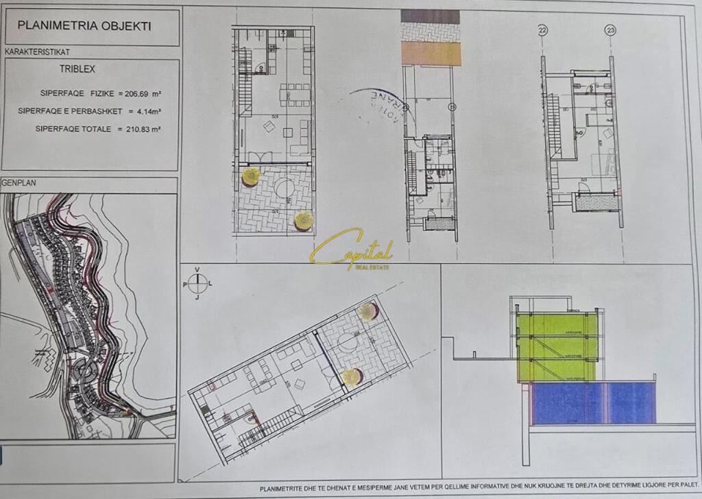 APPARTAMENTO TRIPLEX IN VENDITA 210 M2 LIQENI I FARKES 390.000 EURO