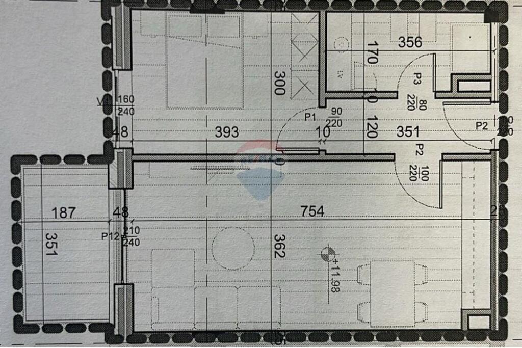 Shitet apartament 1+1 tek 21 Dhjetori