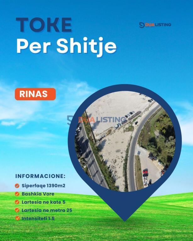 LAND FOR SALE AT THE ENTRANCE OF RINAS AIRPORT IN VORE !