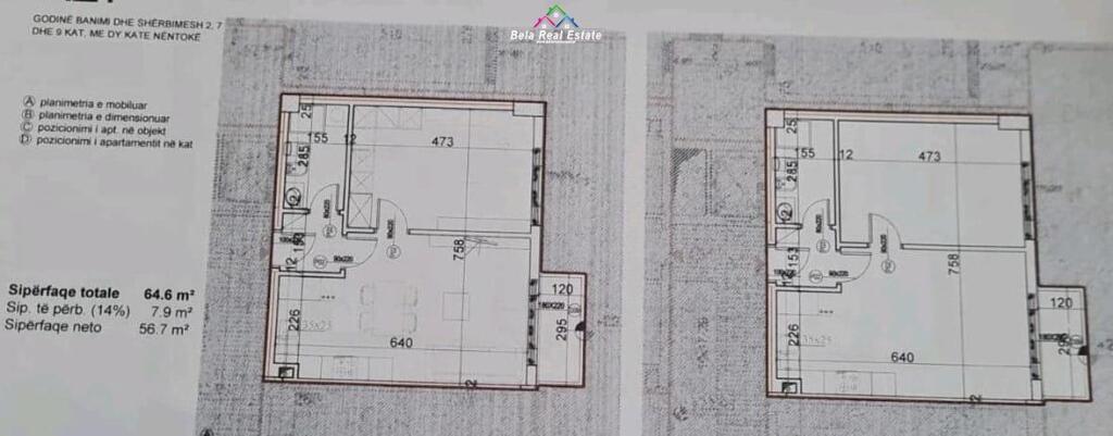 Appartamento in Vendita 1+1 in Via Dibres (ID B110488) Tirana