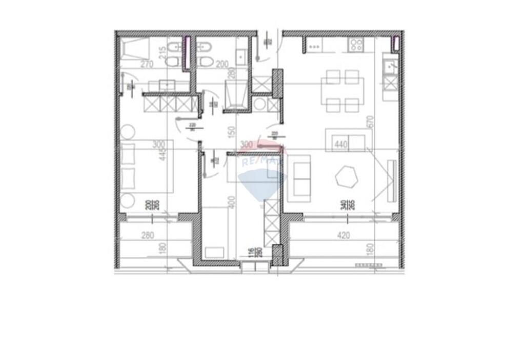 Vendesi appartamento 2+1+2 in River Side Residence