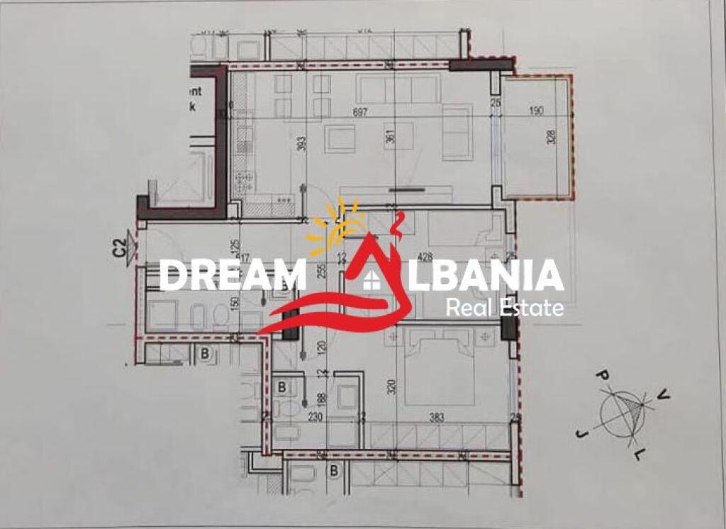 2+1+2wc Apartments for Sale in Lapraka at Aura Complex (ID 41212065)
