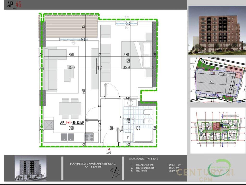 Apartament 1+1 në Arborea Residence – Përballë Universitetit Bujqësor, Tiranë!