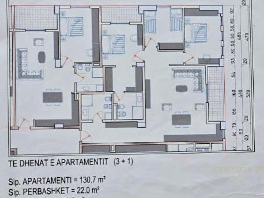 Kamez, Appartamento 3+1+2 in vendita