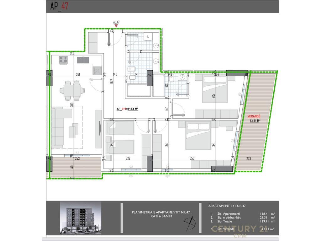 Vendiamo appartamento 3+1 con veranda Di fronte all'Università Agraria, Arborea Residence !