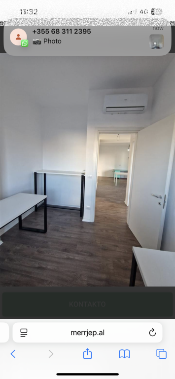 AFFITTASI APPARTAMENTO 2+1 PER UFFICI IN “GARDEN BUILDING”, VIA KAVAJËS
