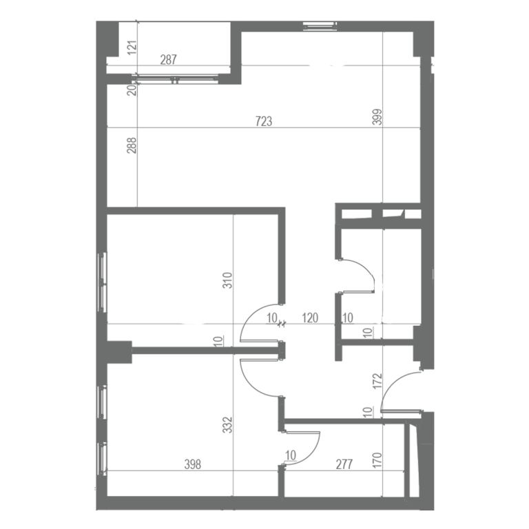 Shitet Apartament 2+1 – Univers City