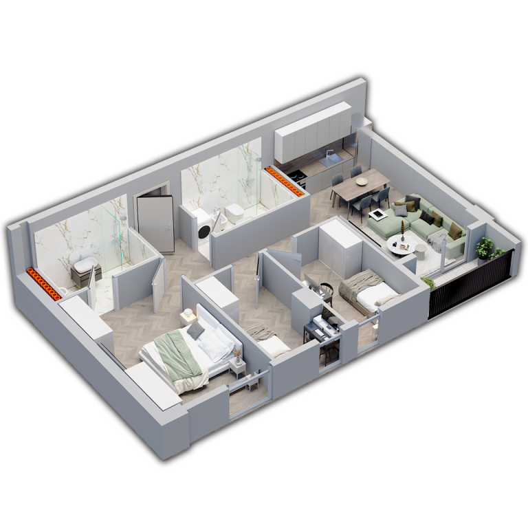 Shitet Apartament 3+1  Univers City