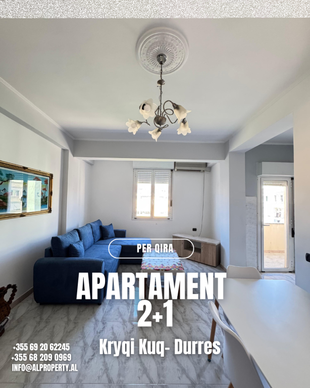 💠 Appartamento 2+1 + Deposito in Affitto, Croce Rossa – Durazzo