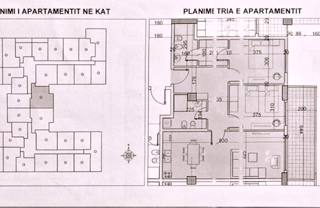 980€/m² | Apartment 2+1+2 for Sale | Belfiore 1, Paskuqan