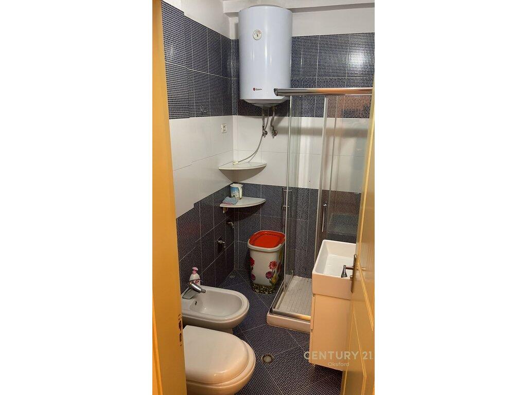 In Myslym Shyri, after the former Exhibition, a 2+1+2 apartment is for rent