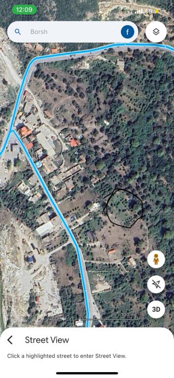 We sell land 2000 m2 (1500 with papers) in Borsh