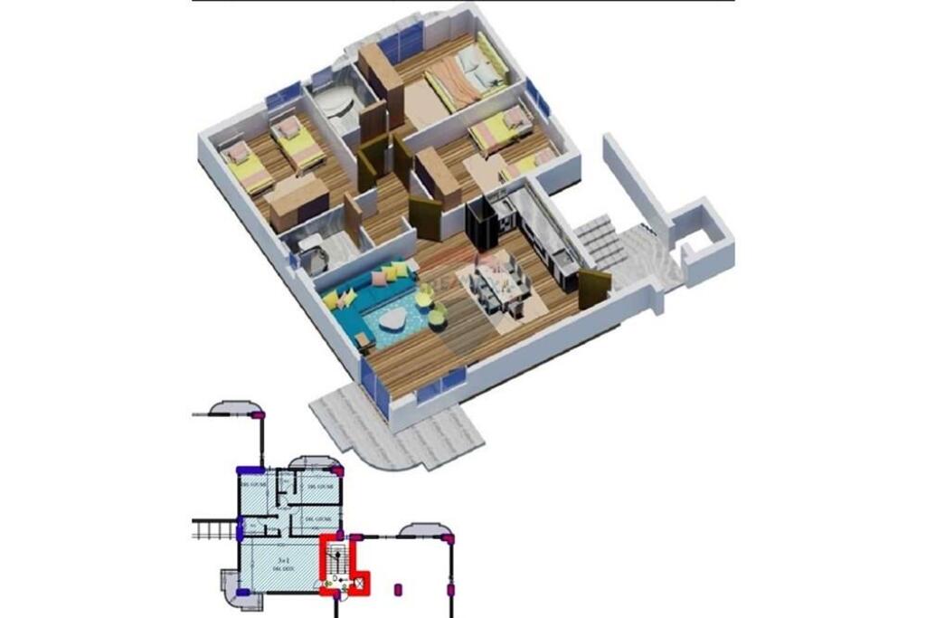 APARTAMENT 3+1+2 PER SHITJE TE LIQENI I FARKES!