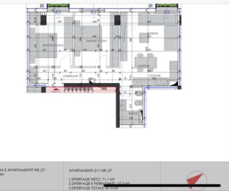 FOR SALE APARTMENT 2+1 ALI DEMI 149,000 EURO