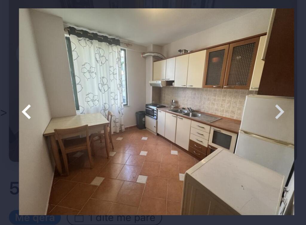 1+1,furnished at the former exhibition, price 550 thousand lek