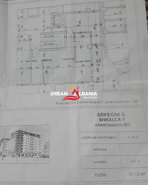 Apartament 2+1 Ne Shitje Ne Yzberisht(ID 41212081)