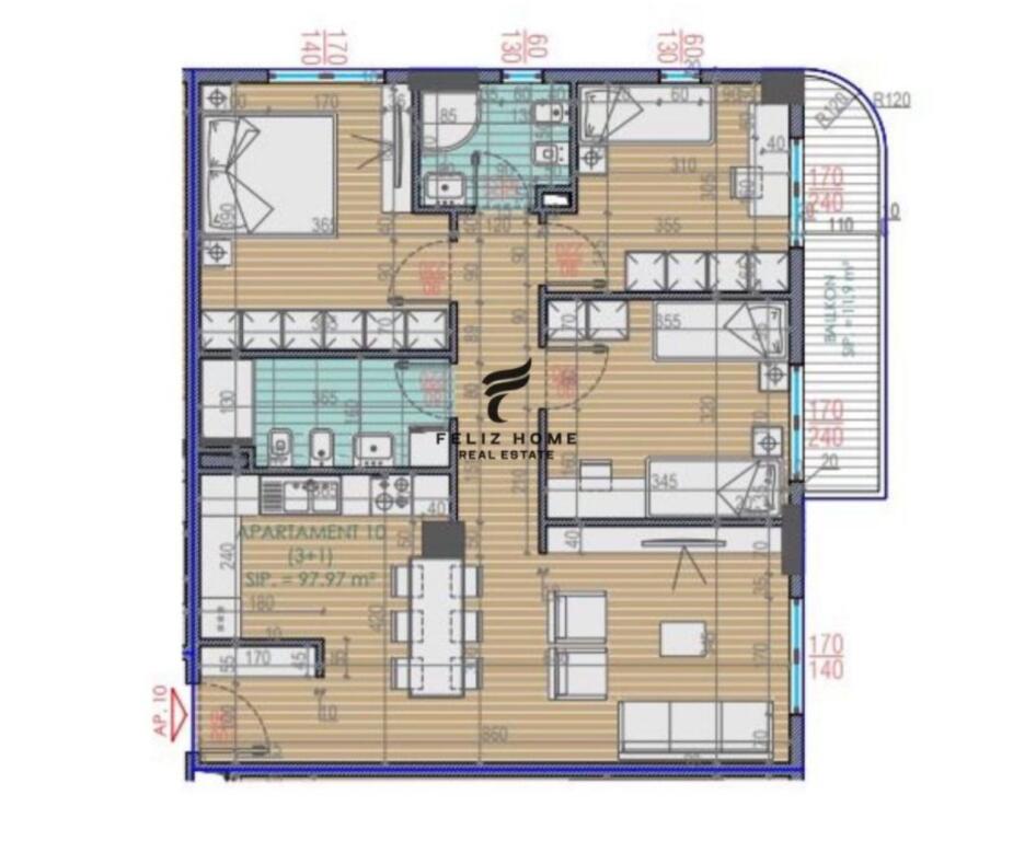 FOR SALE APARTMENT 3+1 ASTIR 197,000 EURO