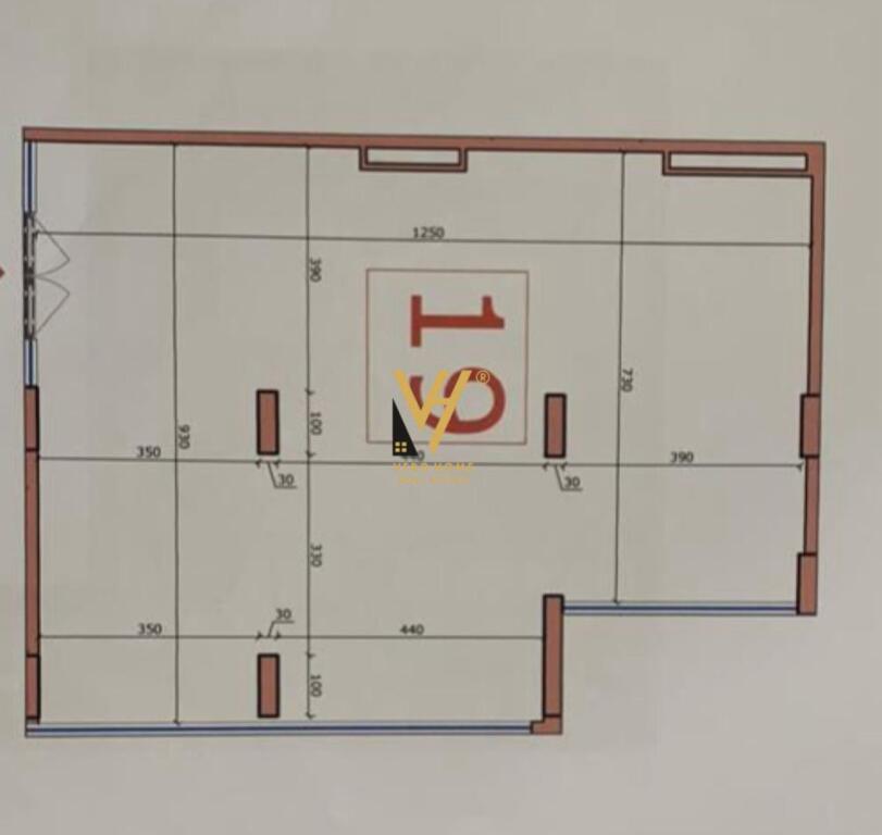 SHOP FOR SALE 128 M2 AT GOLDEN PARK 3, YZBERISHT 205,000 EURO
