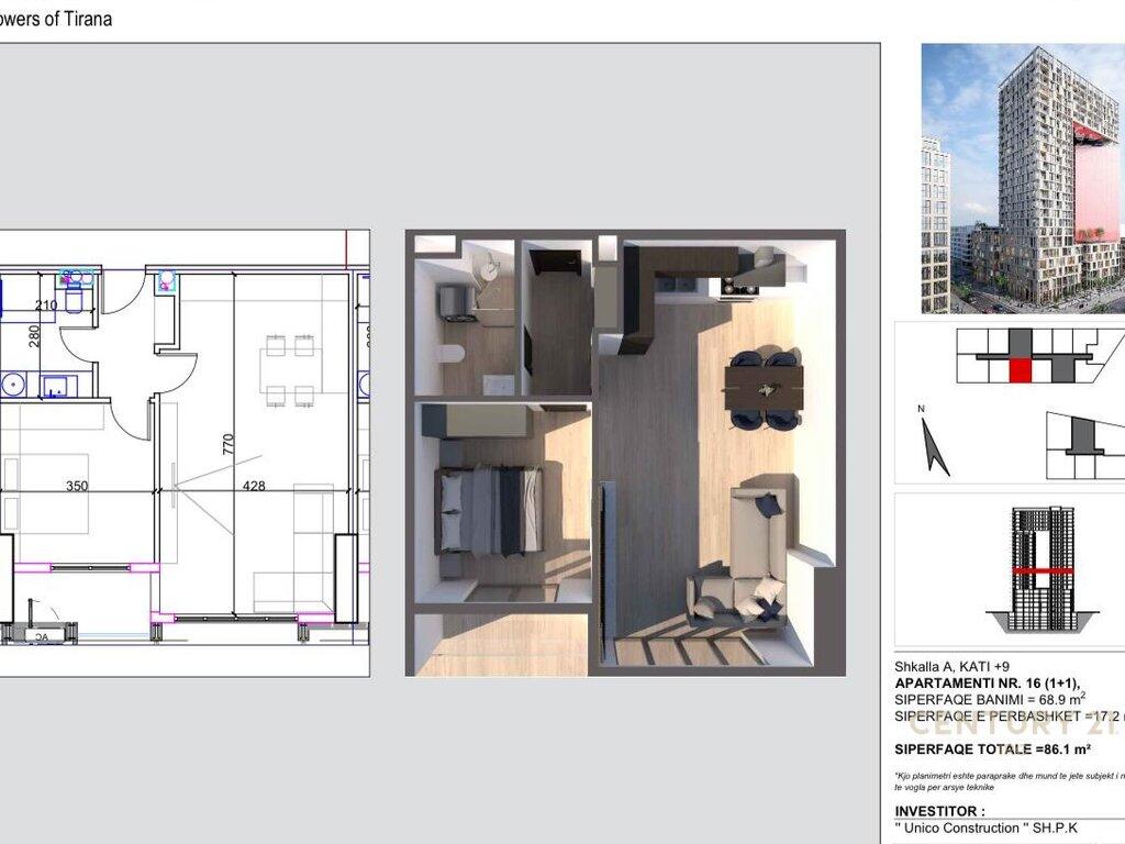 OPPORTUNITY, APARTMENT 1+1 FOR SALE AT DINAMO COMPLEX! 205,000 €