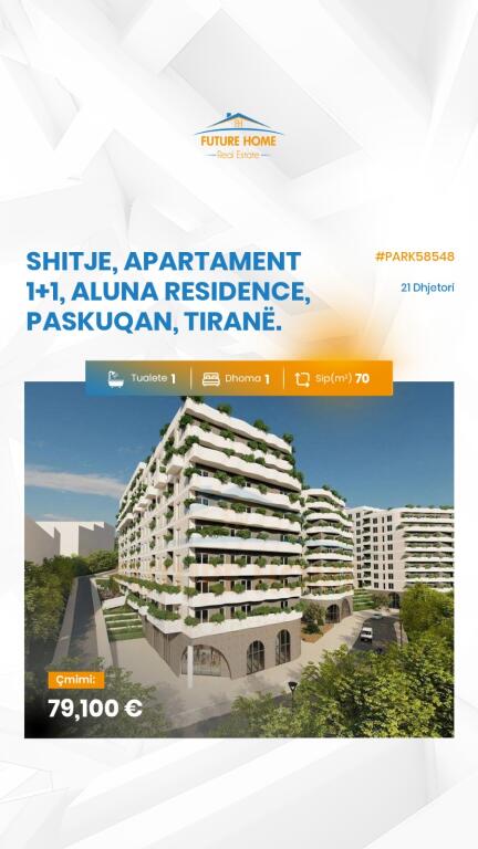Apartment 1+1 for sale Paskuqan