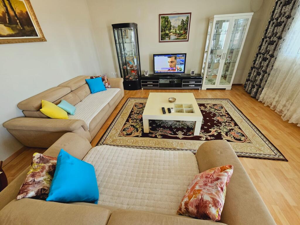 🔑 2+1+2 Bllkone📍 Vilat Amerikane (580€/muaj)  -- (150 m2) - Mobilim Cilesor | 1PARKET | KONDICIONER