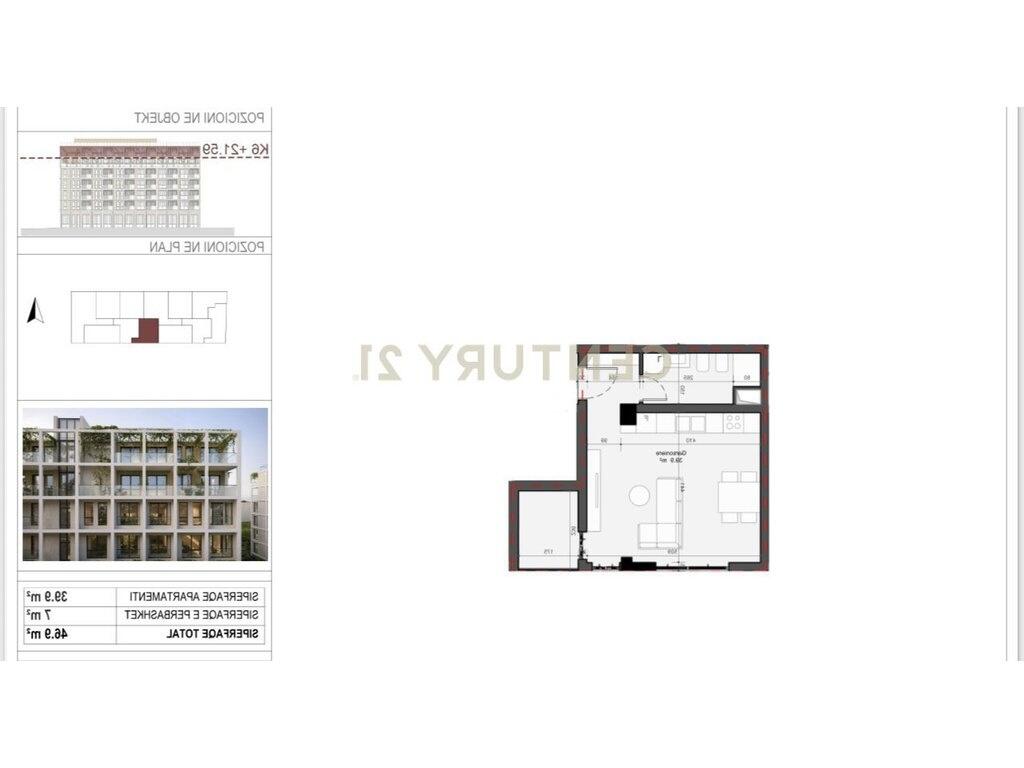 Studio apartment for sale, Mali i Robit - Residence “ Mes Pishave”