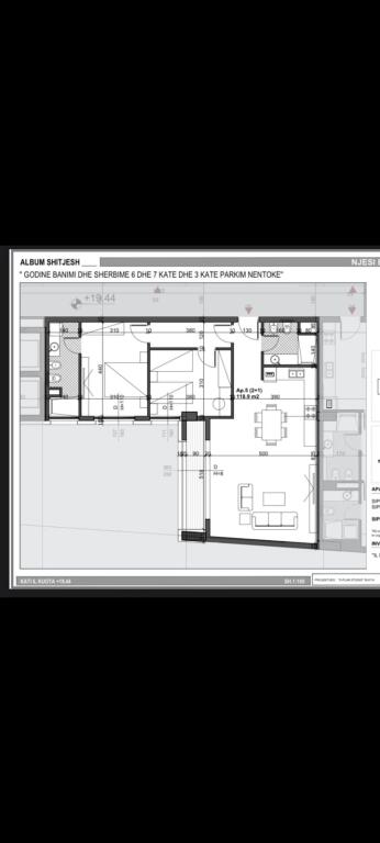 Shitet, Apartament 2+1, Bulevardi i Ri, Tirane