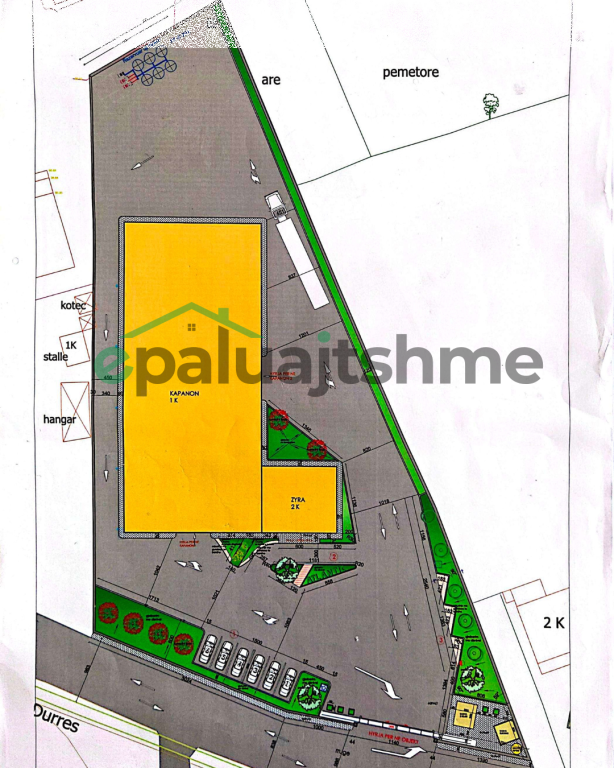 For sale 1000m2 warehouse with 200m2 office and 3000m2 land in Vore