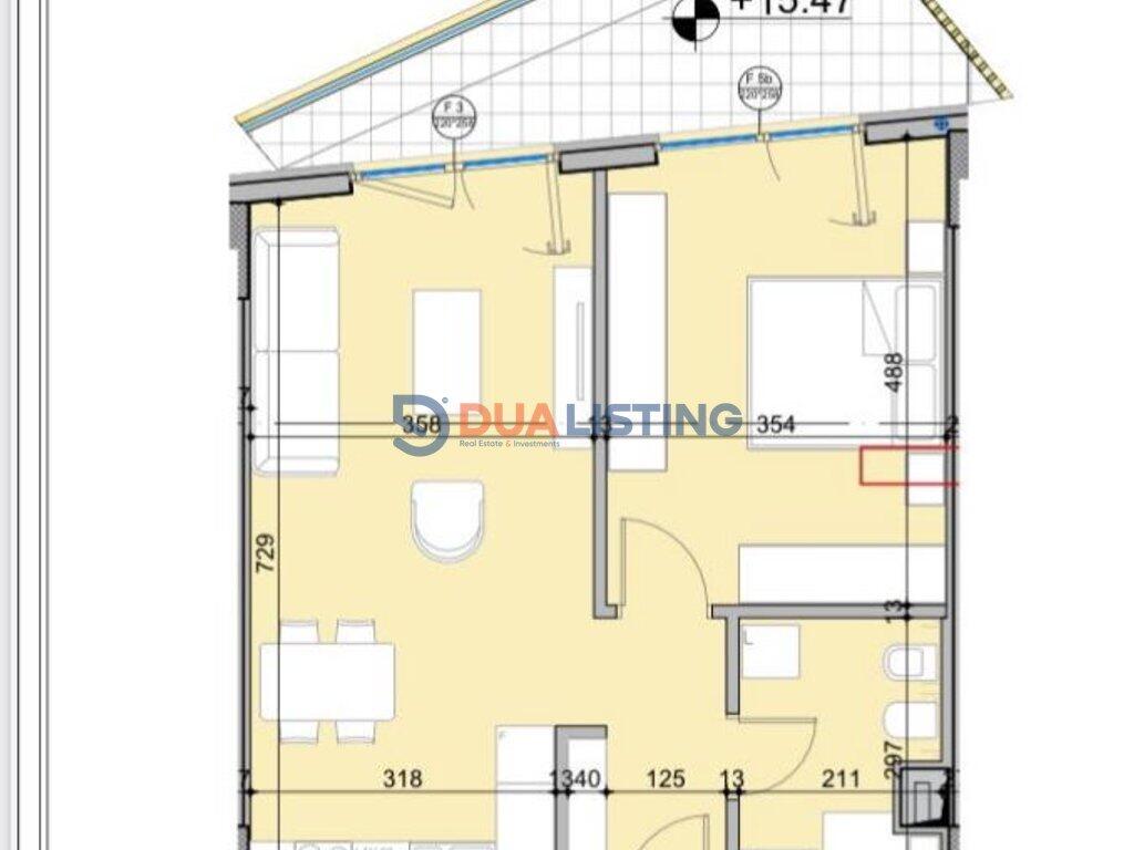 Shesim Apartament 1+1 tek Gradient Rezidence ne Liqenin e Thate !