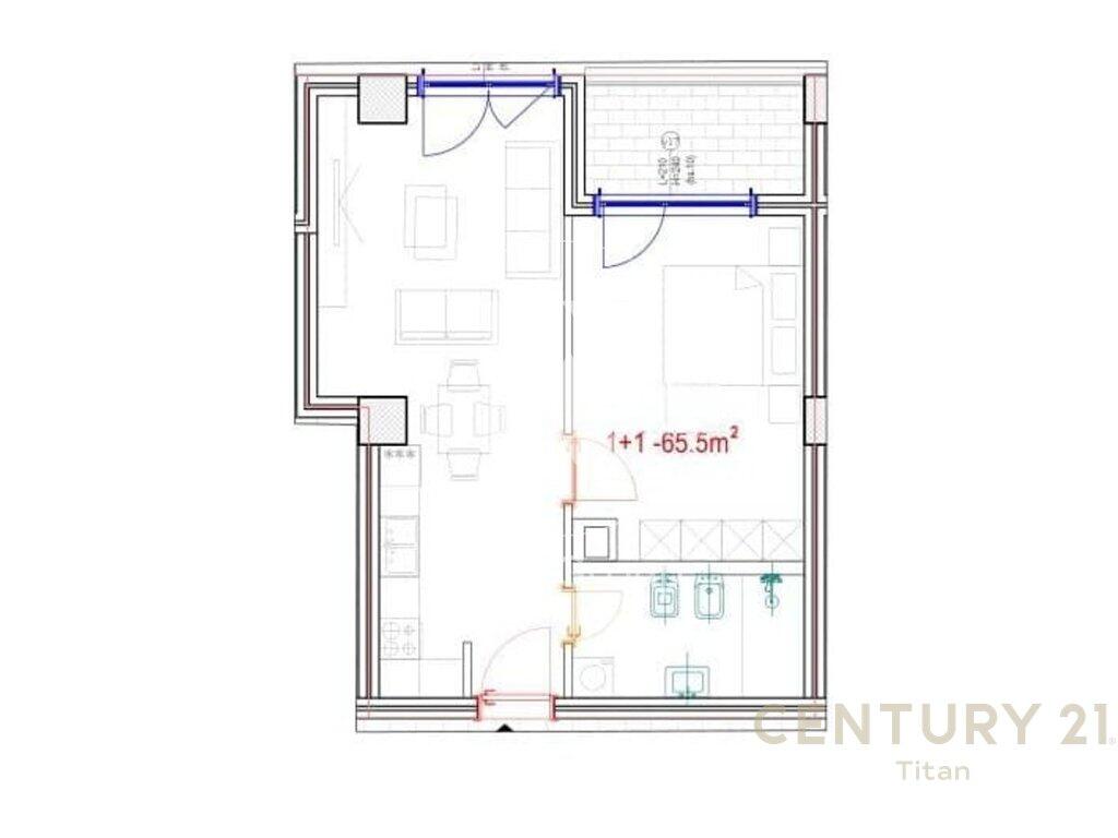 Shitet Apartament 1+1 ne Kompleksin Mara, Don Bosco!