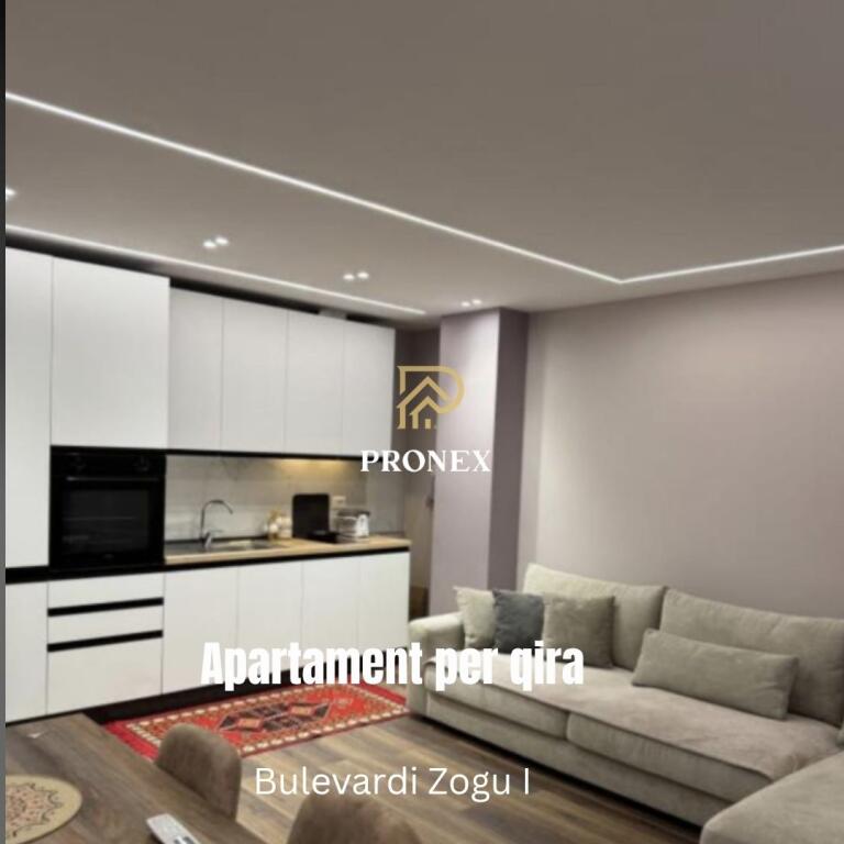 Apartament 1+1 per qira tek Bulevardi Zogu I