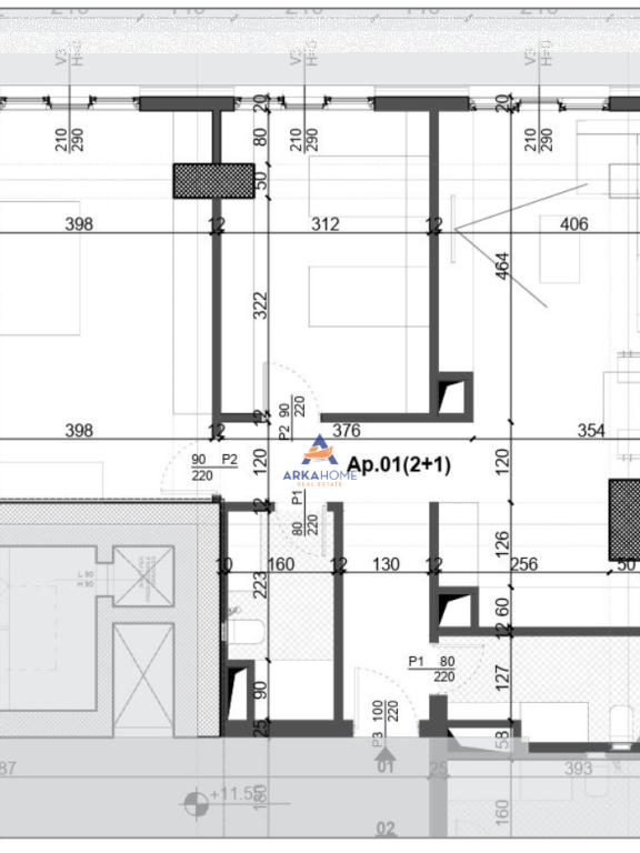 SHITET APARTAMENT 2+1 "RRUGA SULEJMAN DELVINA,SHESHI WILLSON" 445.680 EURO
