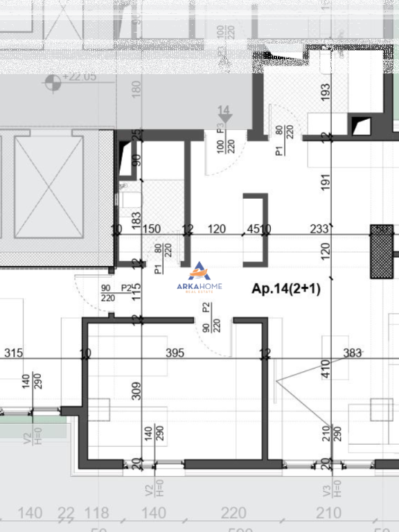 SHITET APARTAMENT 2+1+BALLKON "SHESHI WILLSON" 468.520 EURO