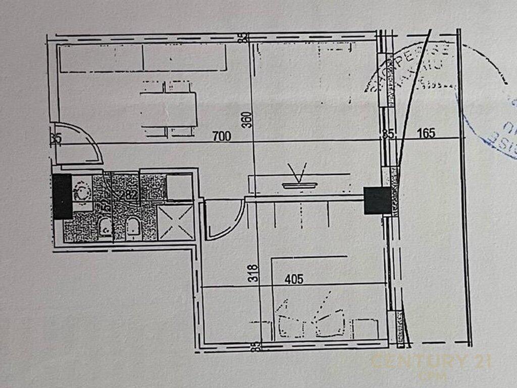Apartament 1+1 në Golden Tower, 🌟 Rruga “Mine Peza”