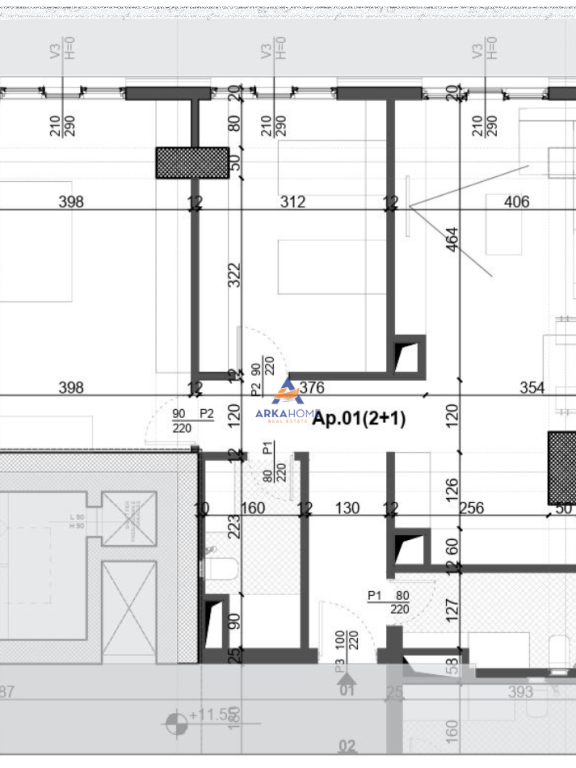 SHITET APARTAMENT 2+1 "SHESHI WILLSON" 541,320 EURO