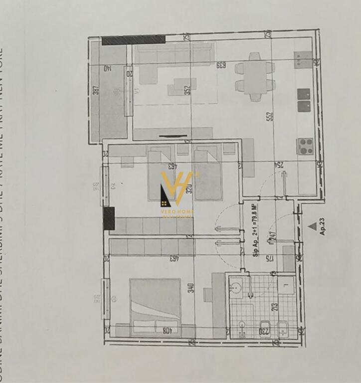 SHITET APARTAMENT 2+1 NE PASKUQAN 93.000 EURO