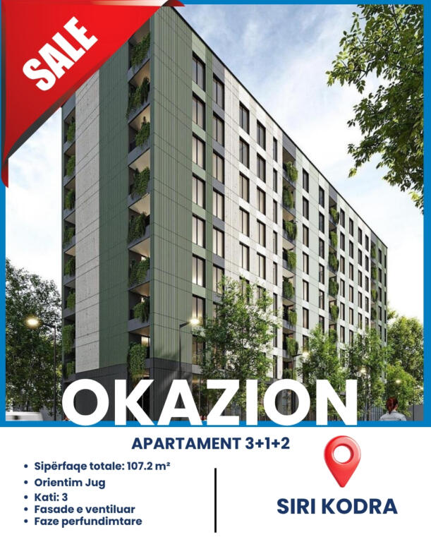 SHITET APARTAMENT 3+1+2