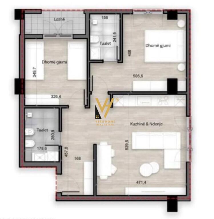 VENDESI APPARTAMENTO 2+1+2+BLK ALLA RESIDENZA SPLENDOR, PORCELLANA 160.000 EURO