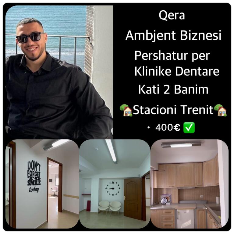 Business Premises for Rent 📍Durres Train Station • 400€ net✅  📲