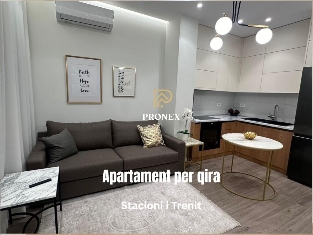 Apartament 1+1 per qira tek Stacioni i Trenit