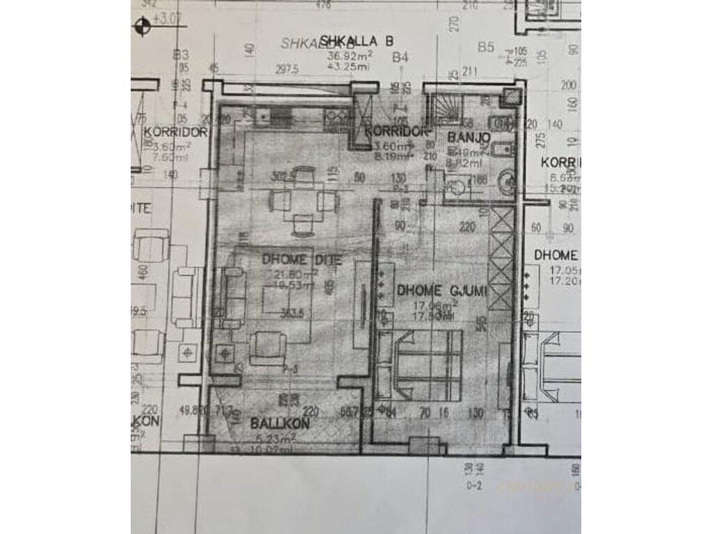 Apartament 1+1 për Shitje – Pranë News 24, Shkozë🏙️