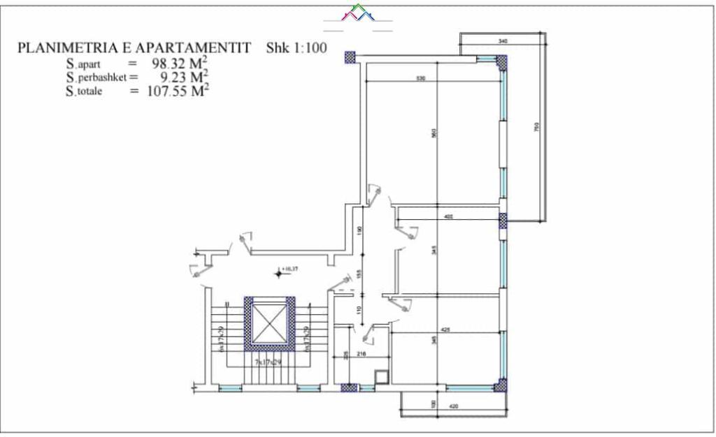 Apartament Ne Shitje 2+1 Tek Liqeni i Thate (ID B120731) Tirane