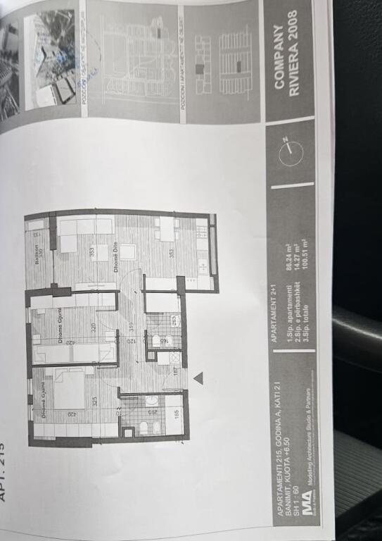 Shitet Apartament 2+1, Univers City, faze perfundimi