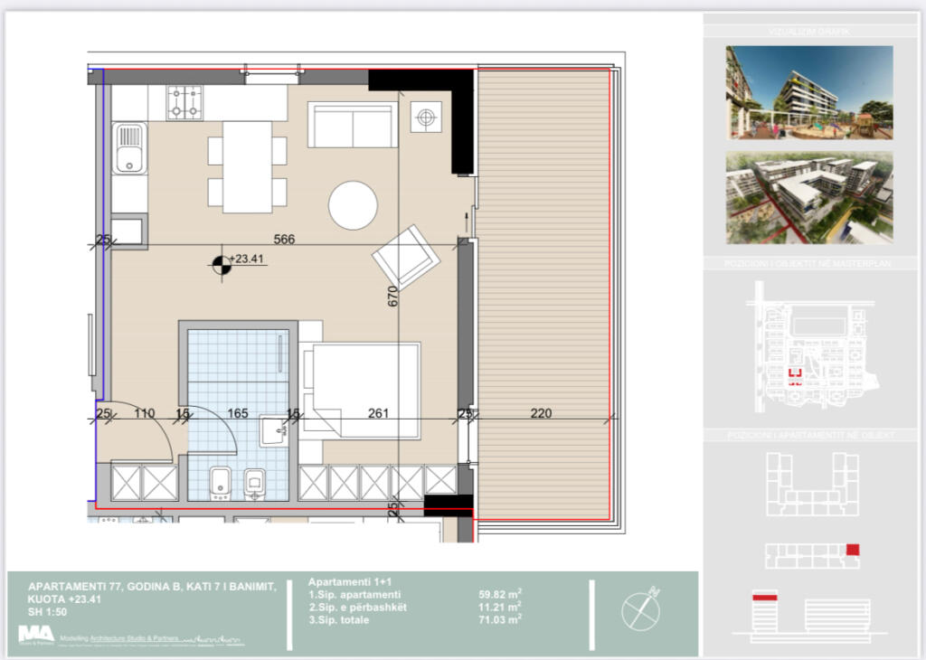 For sale 1+1 finished+parking space. Univers City
